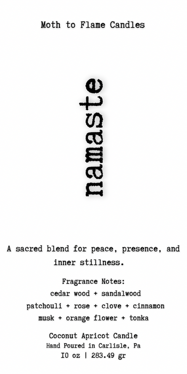 Namaste – 10 oz Candle